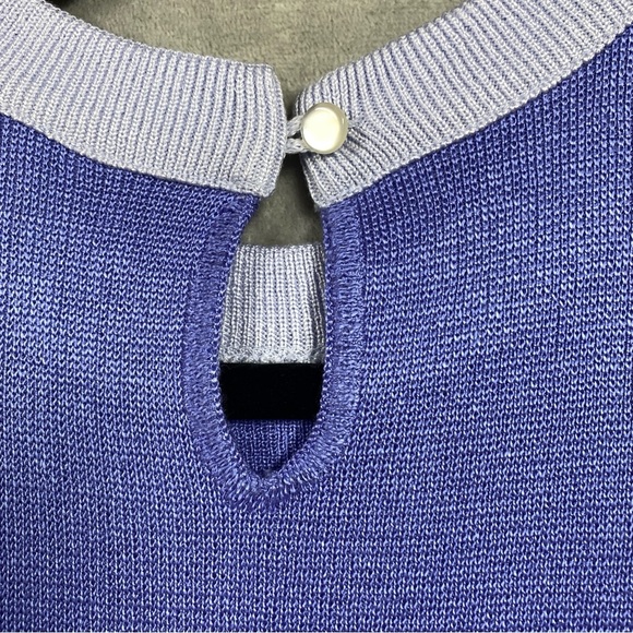 NEW Old Stock Vintage Mita Knit Cardian Tank Pant Set Size 4 Petite Old Money - Picture 7 of 13